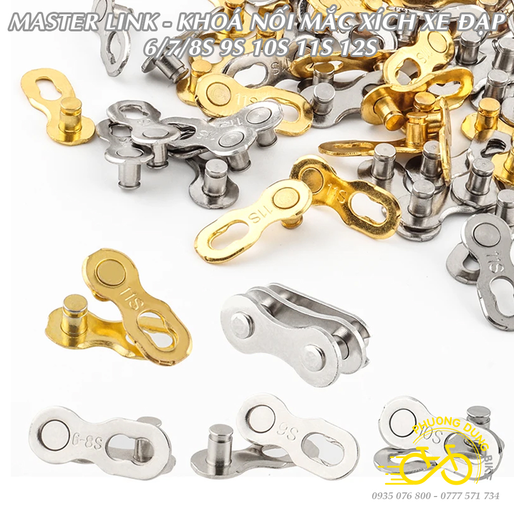 Master Link - Khóa nối mắt xích xe đạp 6/7/8S 9S 10S 11S 12S