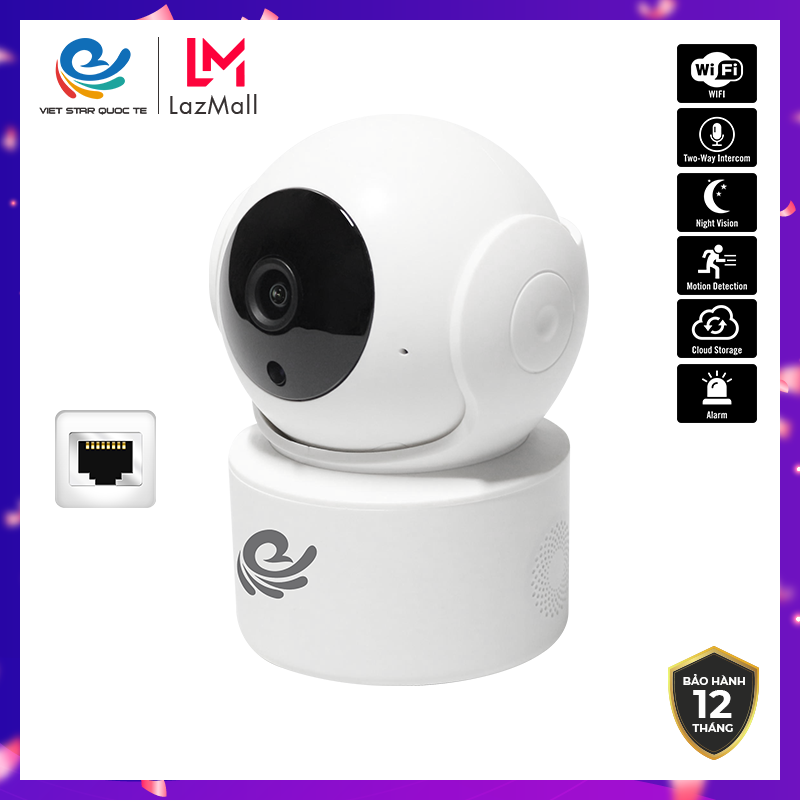 >> BÁO GIÁ V2010 CAMERA 2.0MP HỖ TRỢ KẾT NỐI WIFI (VANTECH), CAMERA WIFI ROBOT VANTECH V2010 2.0MEGAPIXEL TÍCH HỢP CÒI BÁ | Shopee Lazada Sendo Tiki mới nhất 12 Camera WiFi IP VIET STAR CC2021 Độ phẩn giải 2.0MP Full HD 1080P Hỗ trợ hồng ngoại ban đêm- Tích hợp râu wifi bên trong- Bảo hành 12 tháng CC2021