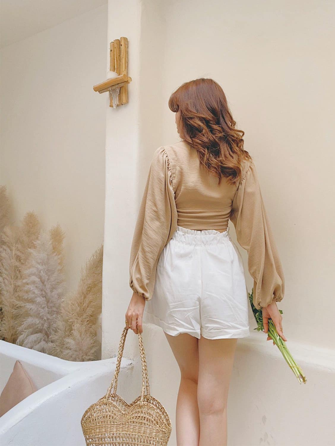 Áo cổ V Gey Top Gem Clothing SP060473