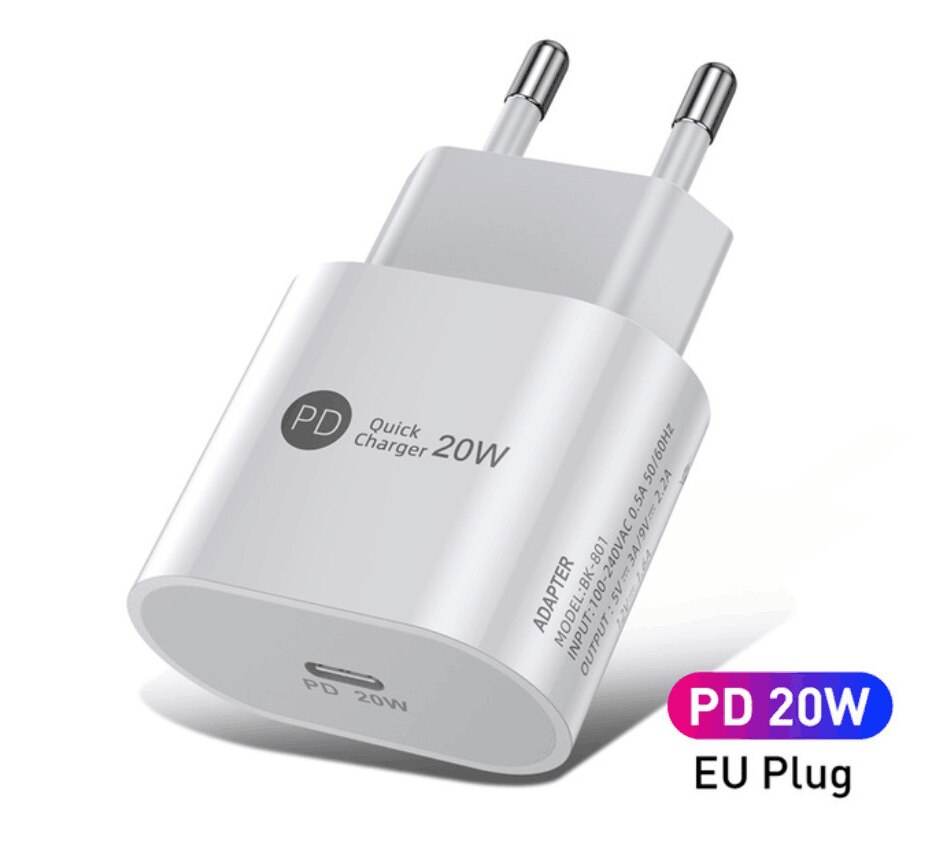 Củ sạc nhanh 20W PD iphone 8/X/XSMax/11/12/13 Pro Max cục sạc samsung note galaxy xiaomi oppo cốc sạc điện thoại tốt như chính hãng