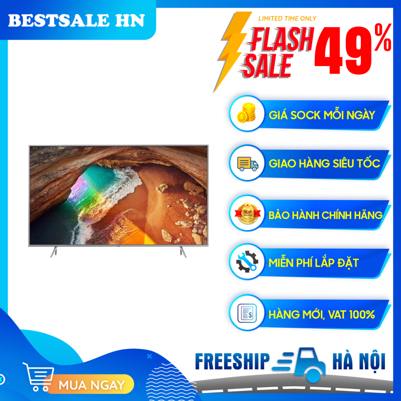 Smart TV Samsung QLED 4K 49 inch QA49Q65RA (2019) - Công nghệ hình ảnh Quantum HDR chính hãng