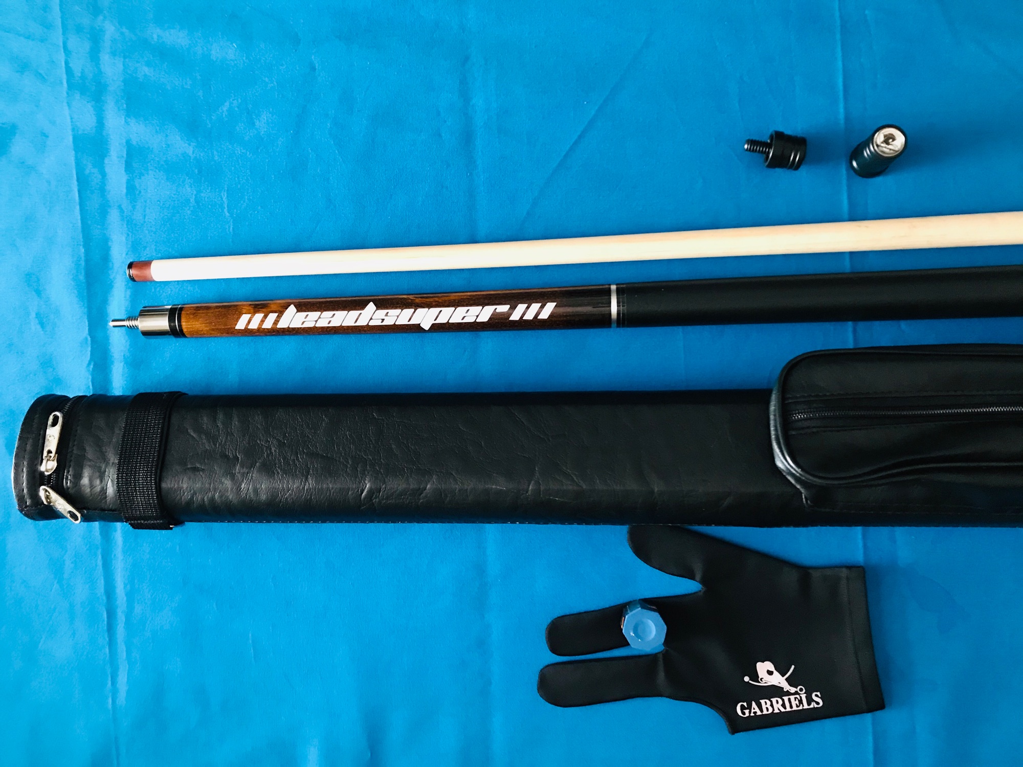 Cơ bida lỗ Headsuper  kèm combo