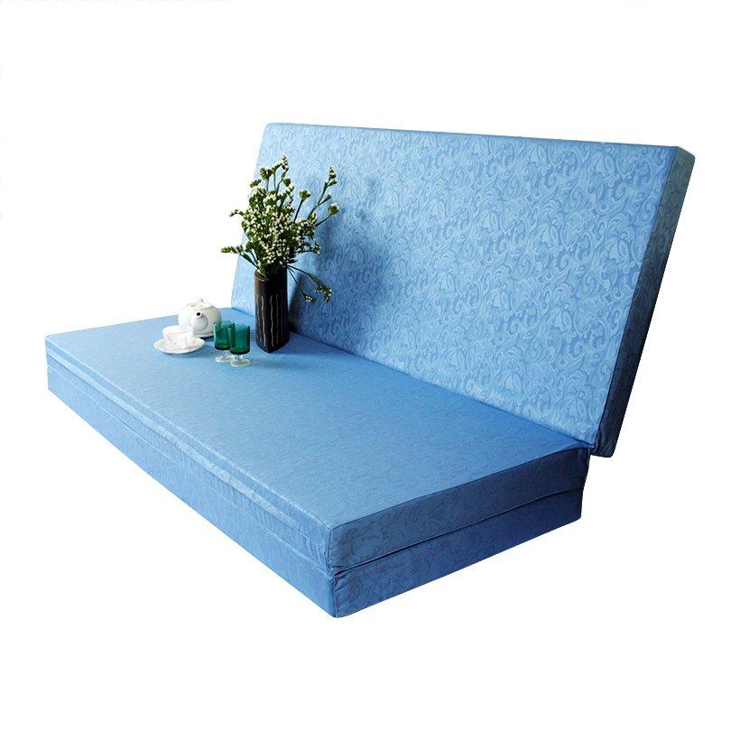 Nệm PE Hàn Quốc Áo Gấm Valize Gấp 3 160X195x3cm