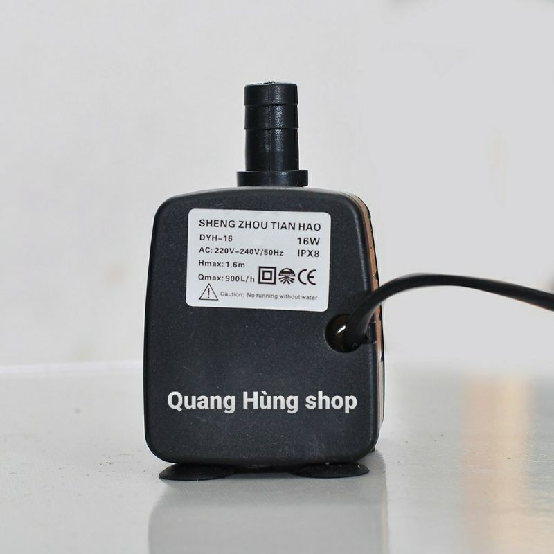 Bơm nước bể cá - quạt điều hòa 16w /220v