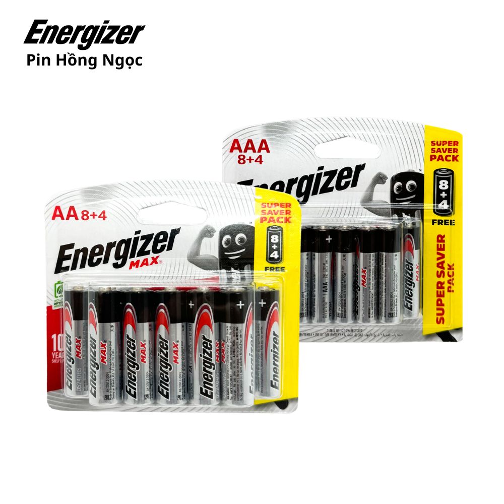 Pin Energizer MAX AA , AAA 1,5 V Siêu Bền - Hàng Chính Hãng