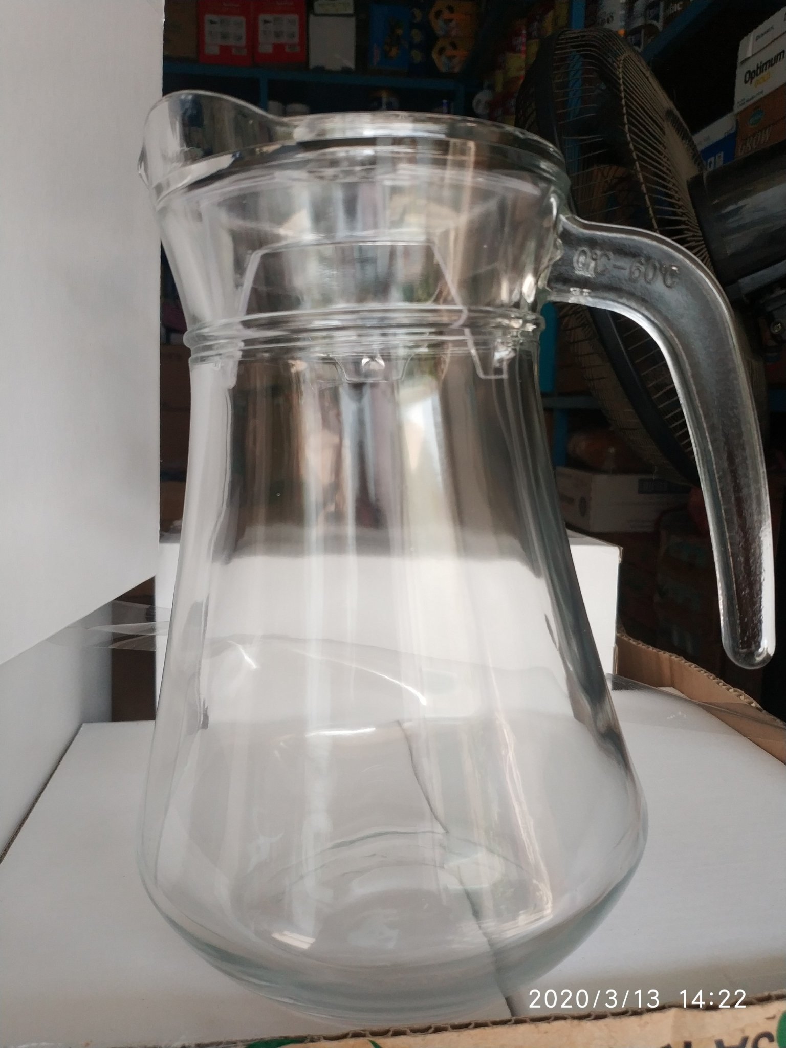 Combo 2 Bình đựng nước thủy tinh 1.3 lít