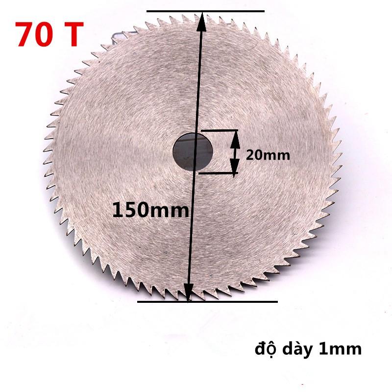 Đĩa cưa cắt gỗ 150mm 70 t