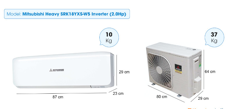 [HN] Mitsubishi Heavy duty inverter inverter (2.0hp)
