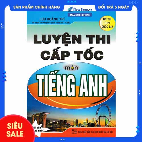 Sách - luyện thi cấp tốc môn tiếng anh - lưu hoằng trí - - newshop