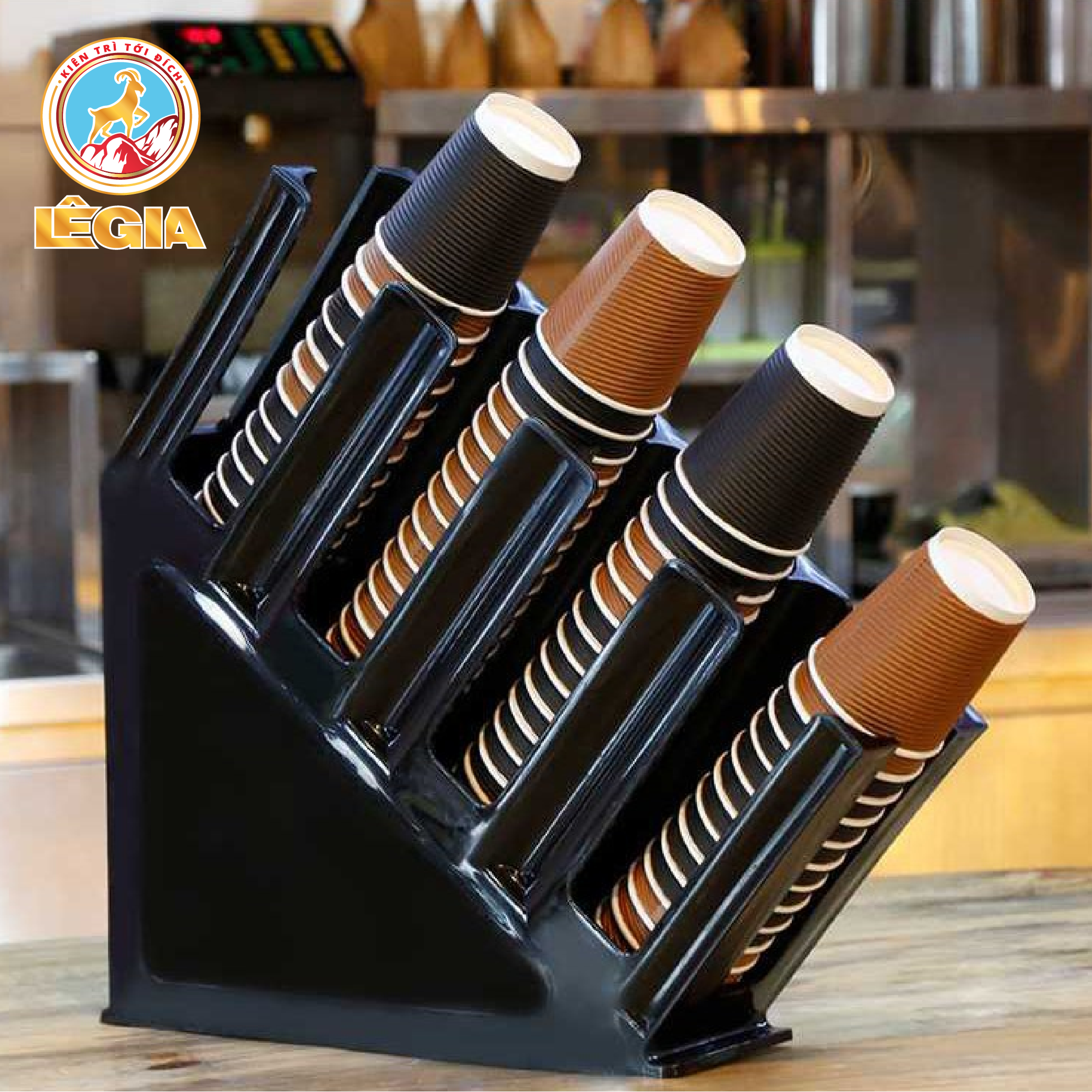 Kệ đựng ly, cốc trà sữa , kệ take away đẹp - cứng cáp