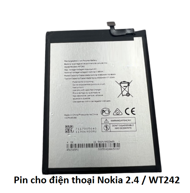 Pin cho điện thoại nokia 2.4 / wt242