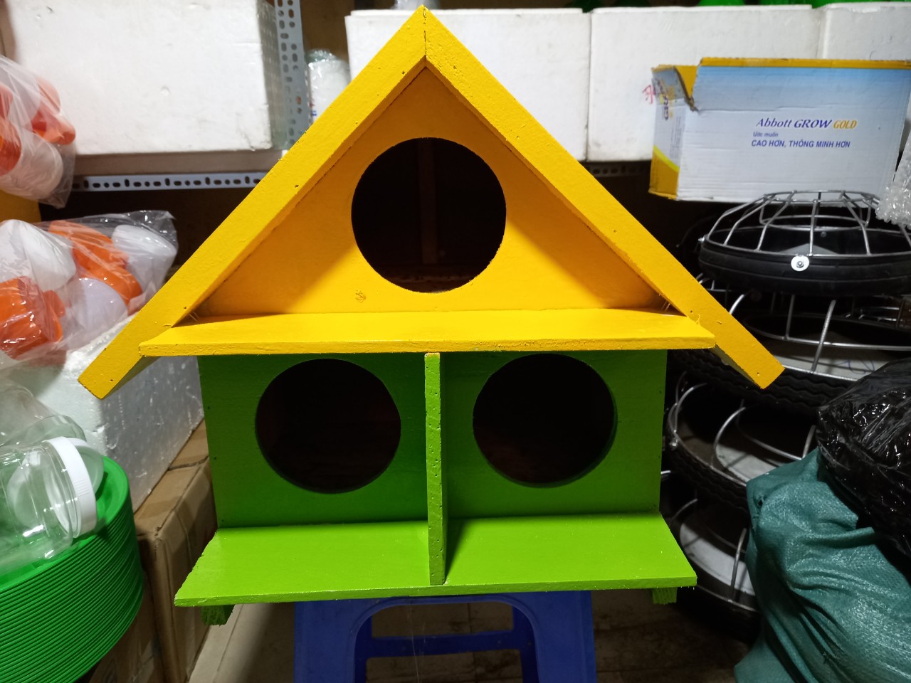 Chuồng Chim Bồ Câu Bằng Gỗ 3 Lỗ