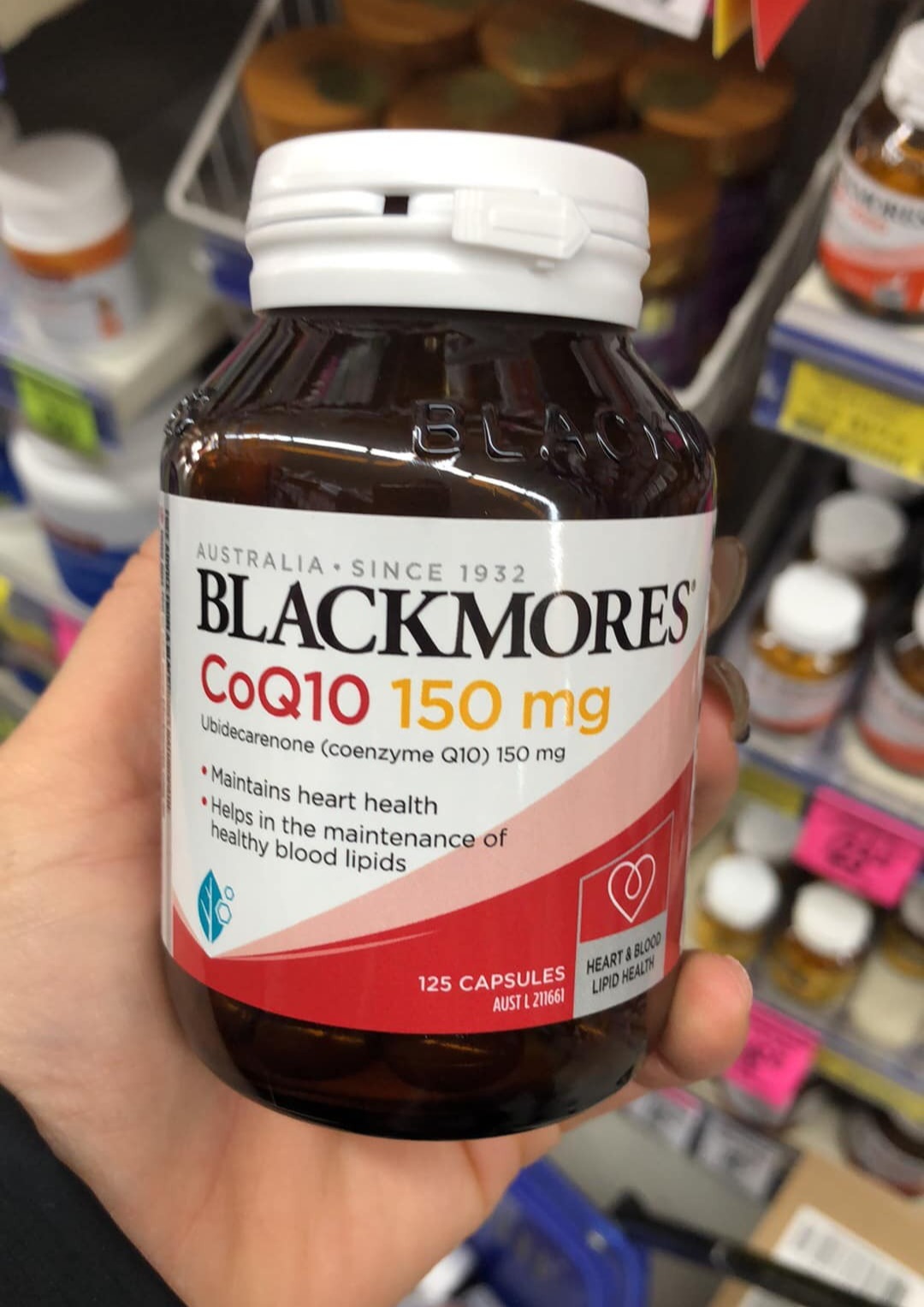 BỔ TIM BLACKMORE CO Q10 150mg - lọ 125 viên