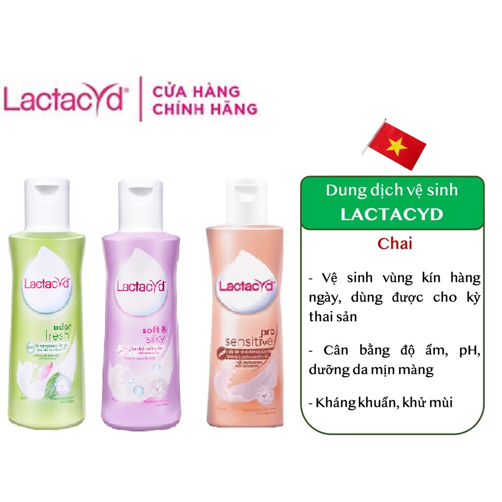 HCM - Dung dịch vệ sinh LACTACYD chai 150ml