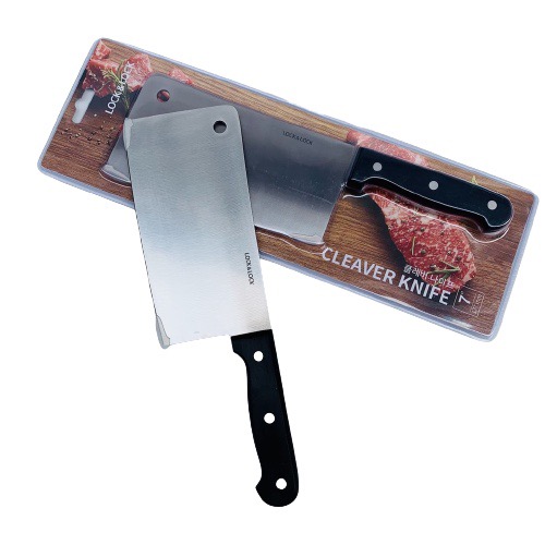 Dao bản to thép không gỉ lock&lock ckk920 - đúc nguyên khối - dao chặt xương, chặt gà vịt, băm thịt