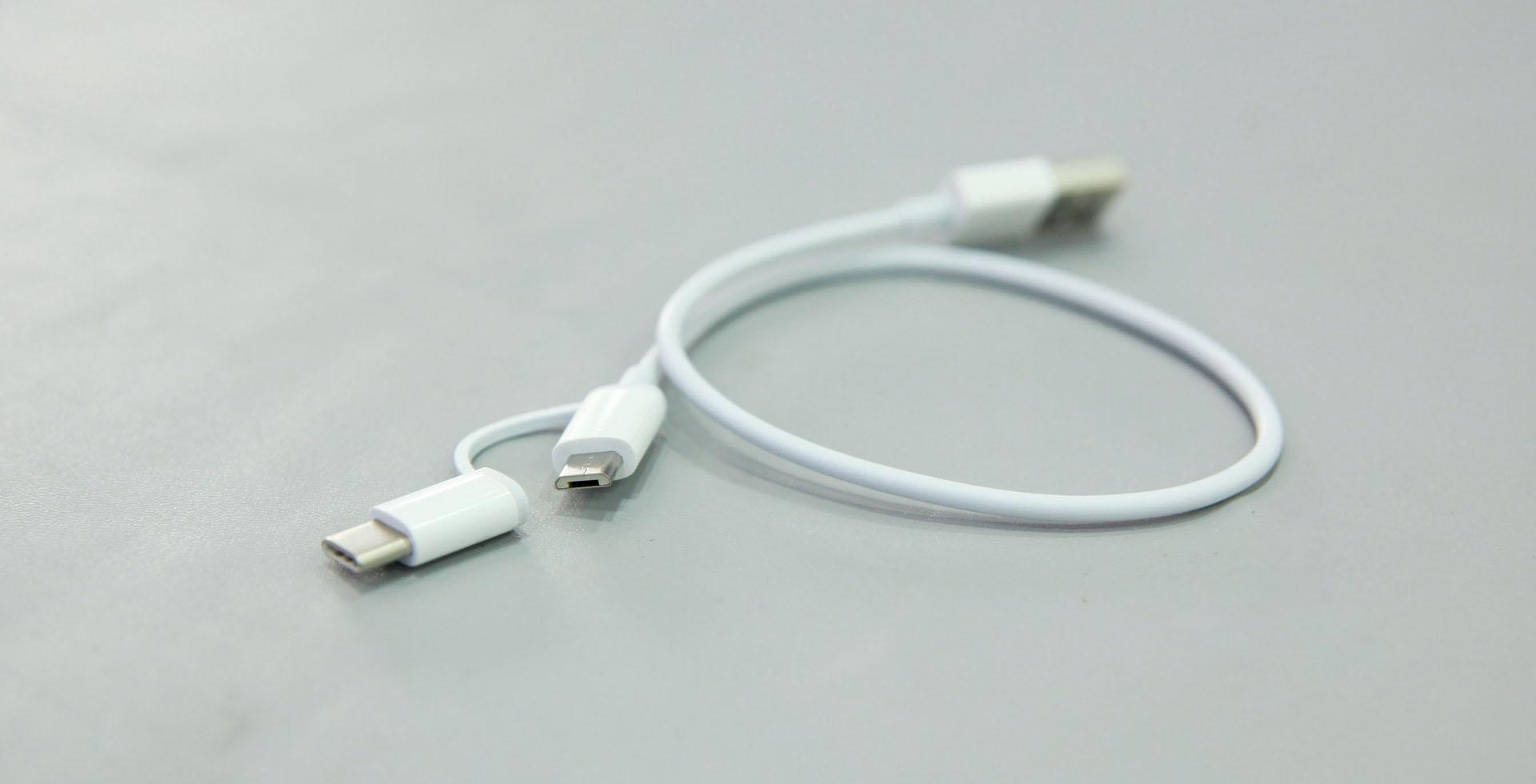 [Hỏa Tốc HCM] Cáp 2-in-1 ZMI AL511 Micro USB – Type-C ( 30cm )