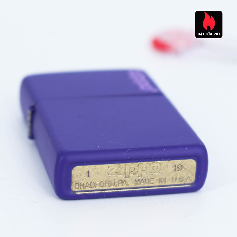 Bật lửa Zippo 237ZL Zippo Purple Matte Zippo Logo