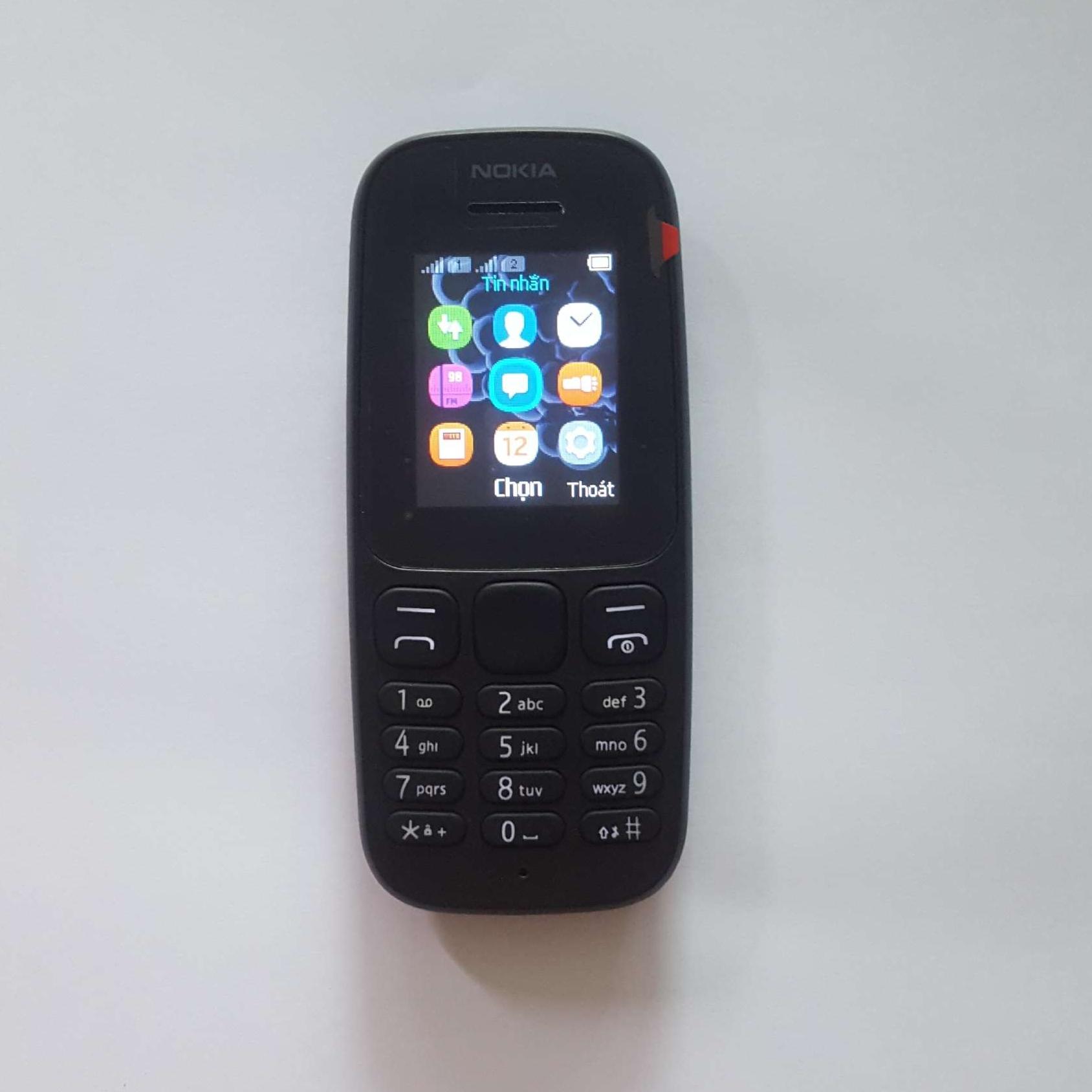 NOKIA 105 - 2017 HAI SIM _Có Pin và sạc kèm theo