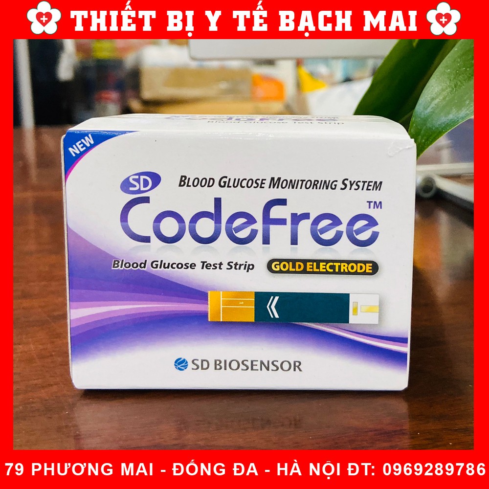 Que thử đường huyết sd codefree - lọ 25 que