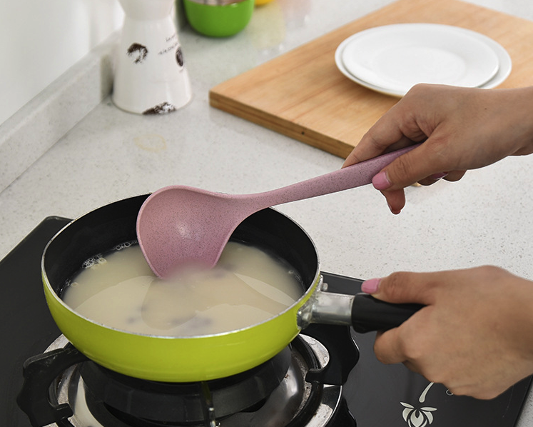 Thìa/ Vá Múc Canh Lúa Mạch Bản Lớn 24x8cm B044