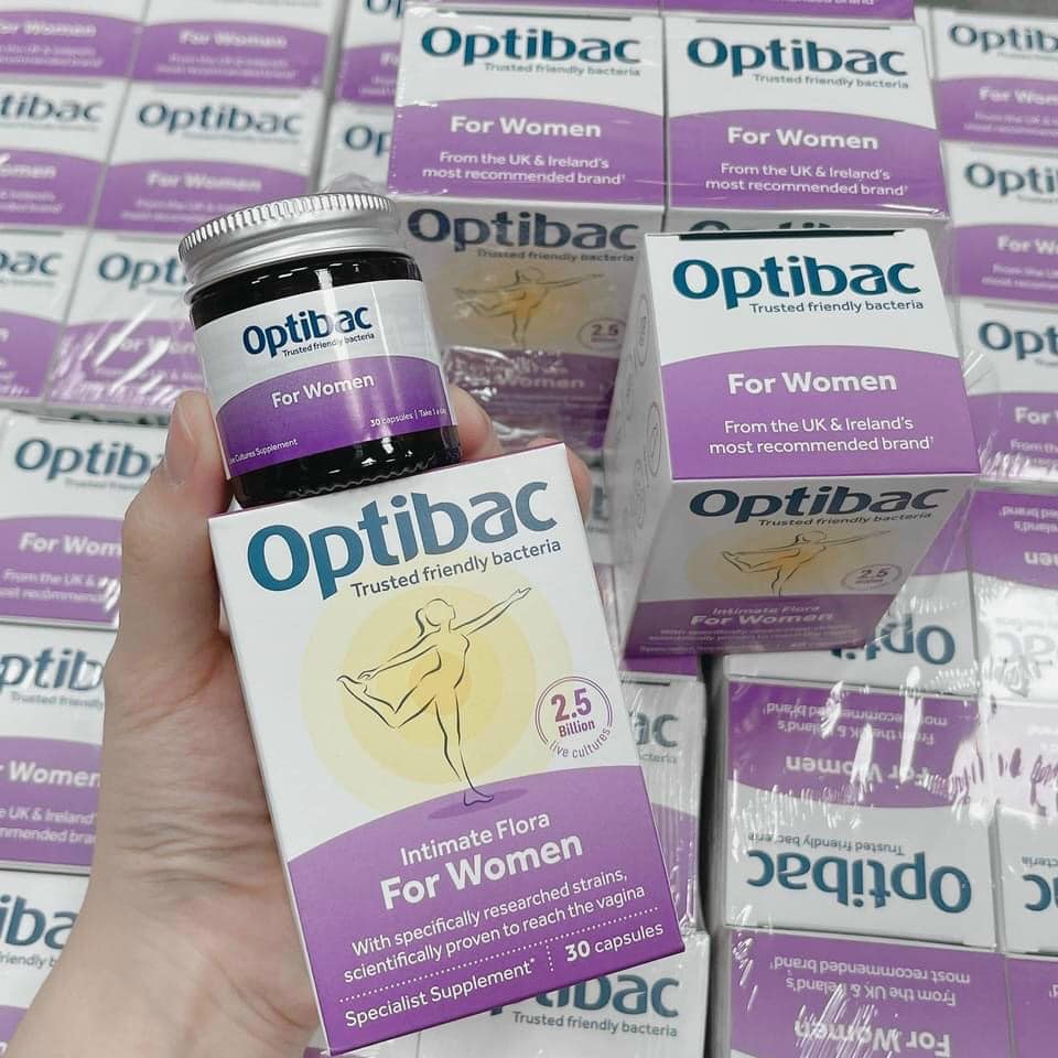 Men vi sinh Optibac tím cho phụ nữ