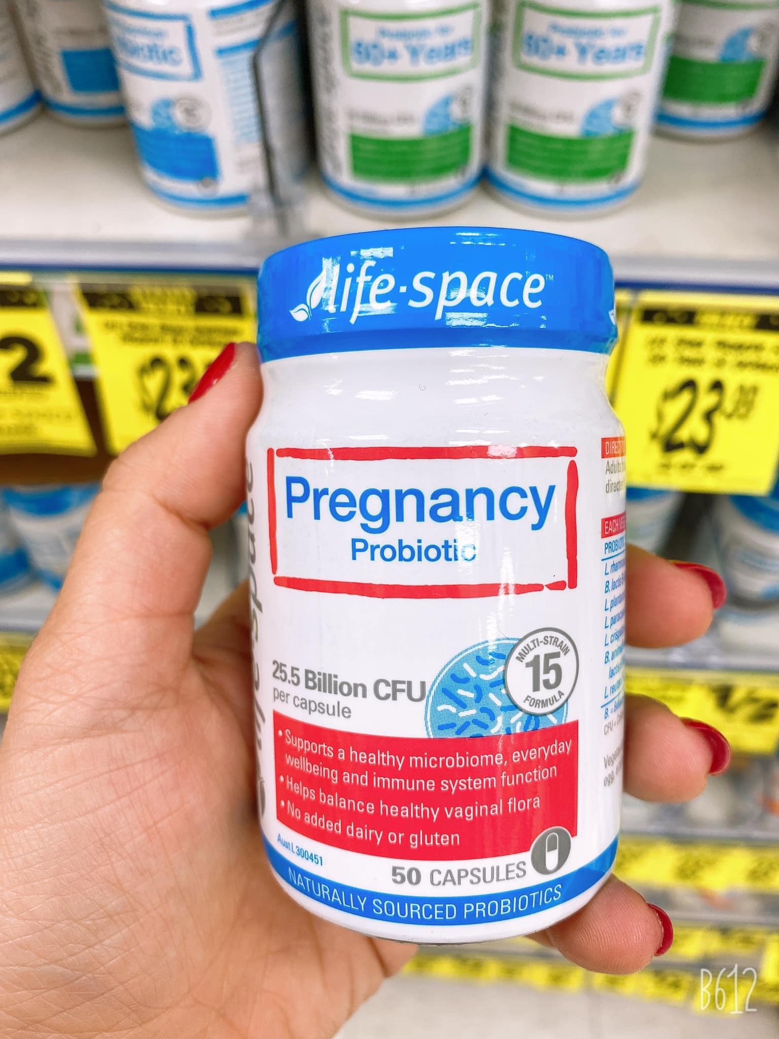 Men bầu Life Space Pregnancy Probiotic 50 Capsules