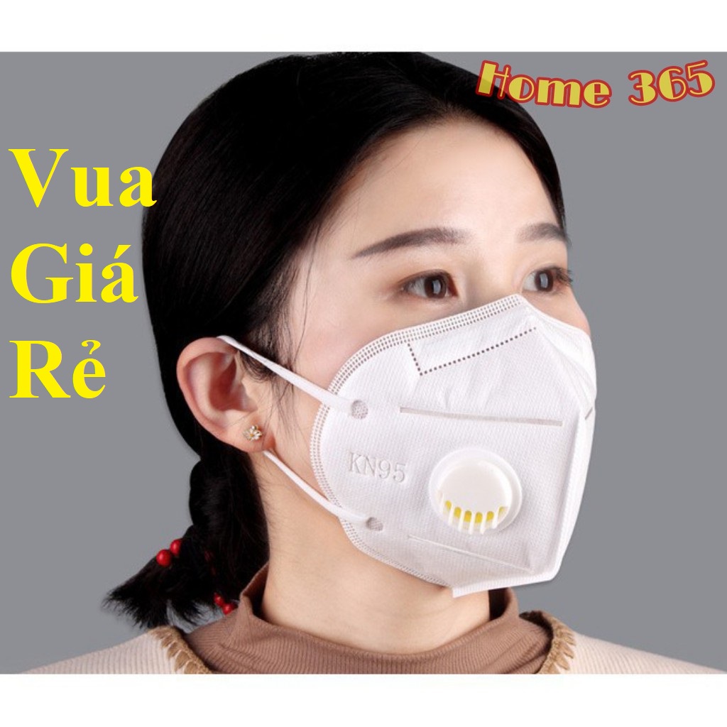 Set 10 Chiếc Khẩu Trang N95 KN95 Có Van Thở AoSenLang