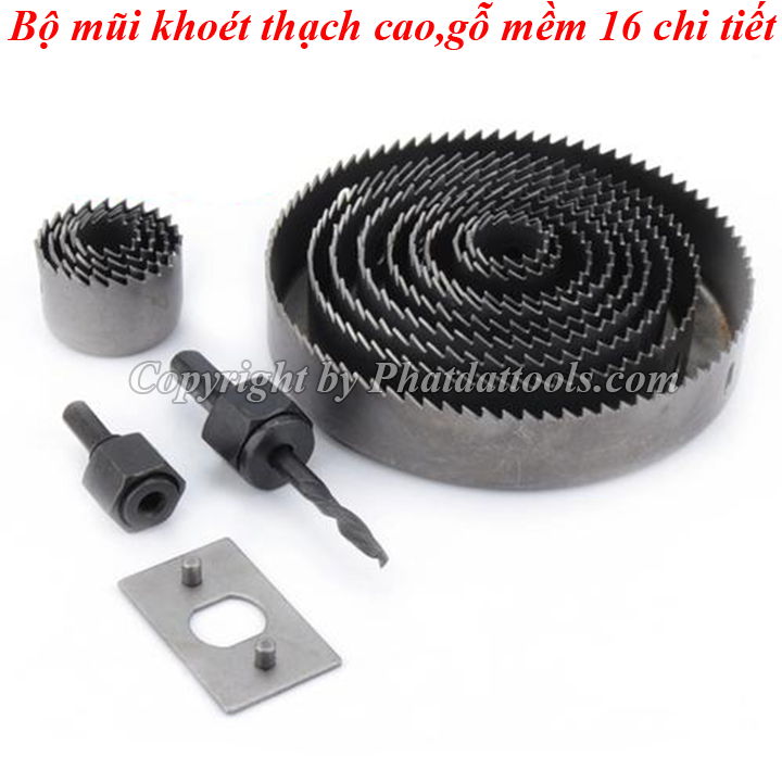 10-piece socket set of wood, gypsum