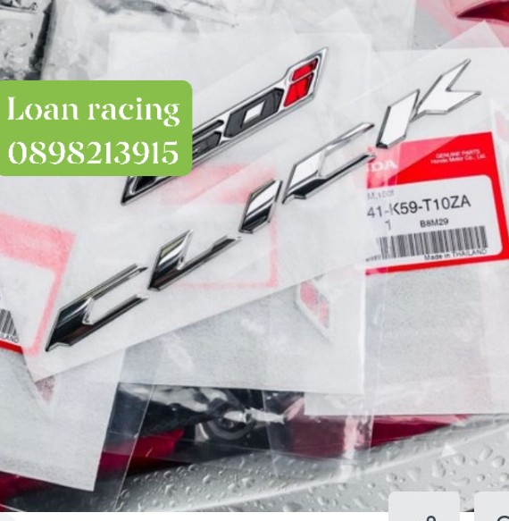 Bộ tem chữ nổi Click Thái