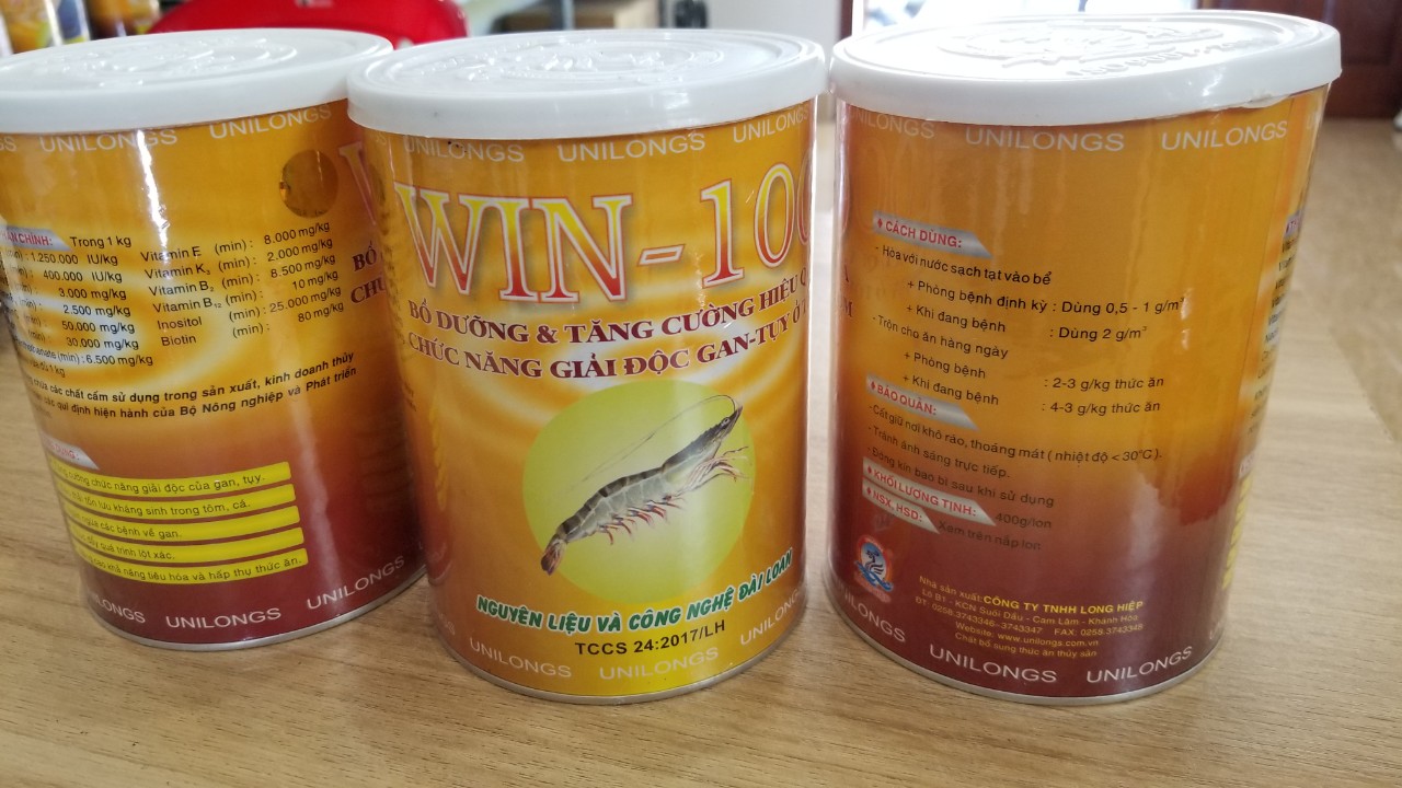 Vitamin tổng hợp cho tôm cá WIN100