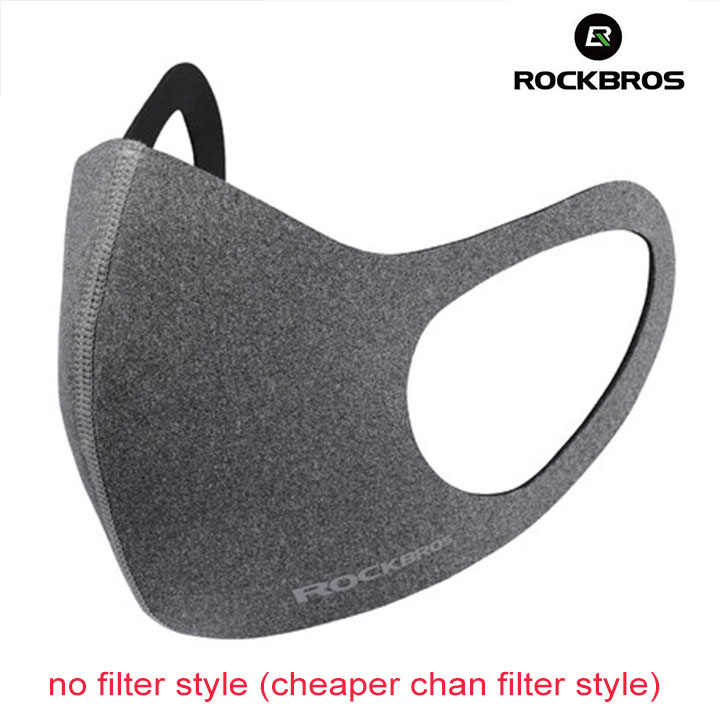 ROCKBROS Mặt Nạ Có Thể Giặt Có Thể Tái Sử Dụng Đi Xe Đạp Mặt Nạ Than Hoạt Tính Van Thở Chống Gió Chống Bụi Chống Khói Mù Khẩu Trang Chạy Chống Ô Nhiễm MẶT NẠ Pm2. 5