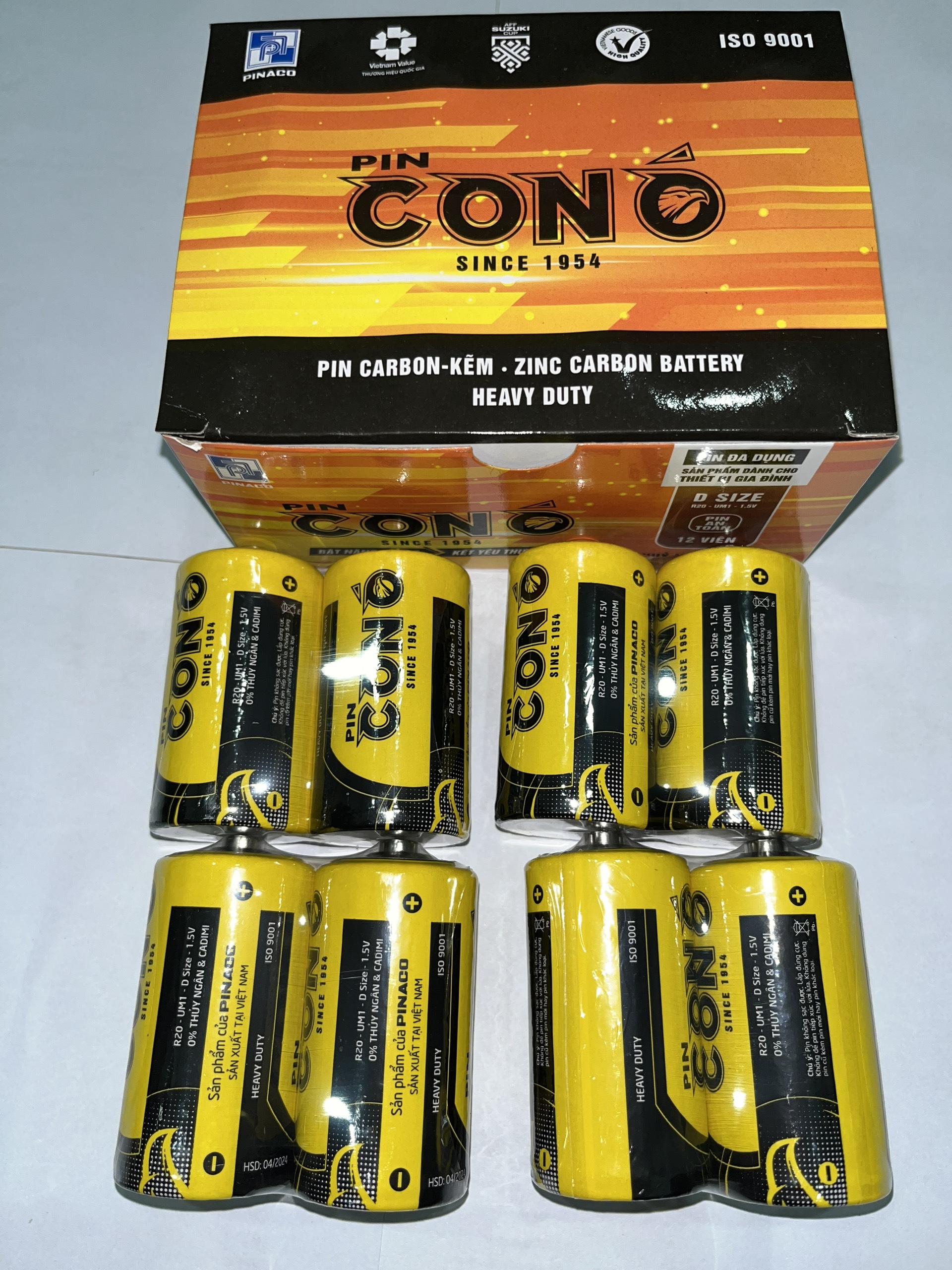 [ CHÍNH HÃNG ] Pin Con Ó Đại D size R20 -UM1 - 1.5V