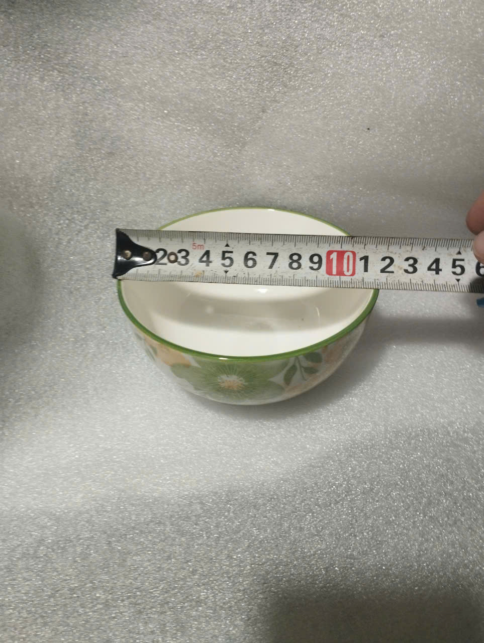 combo 10 chén sứ, 5 chén cơm sứ 11.5cm hoa văn GL177