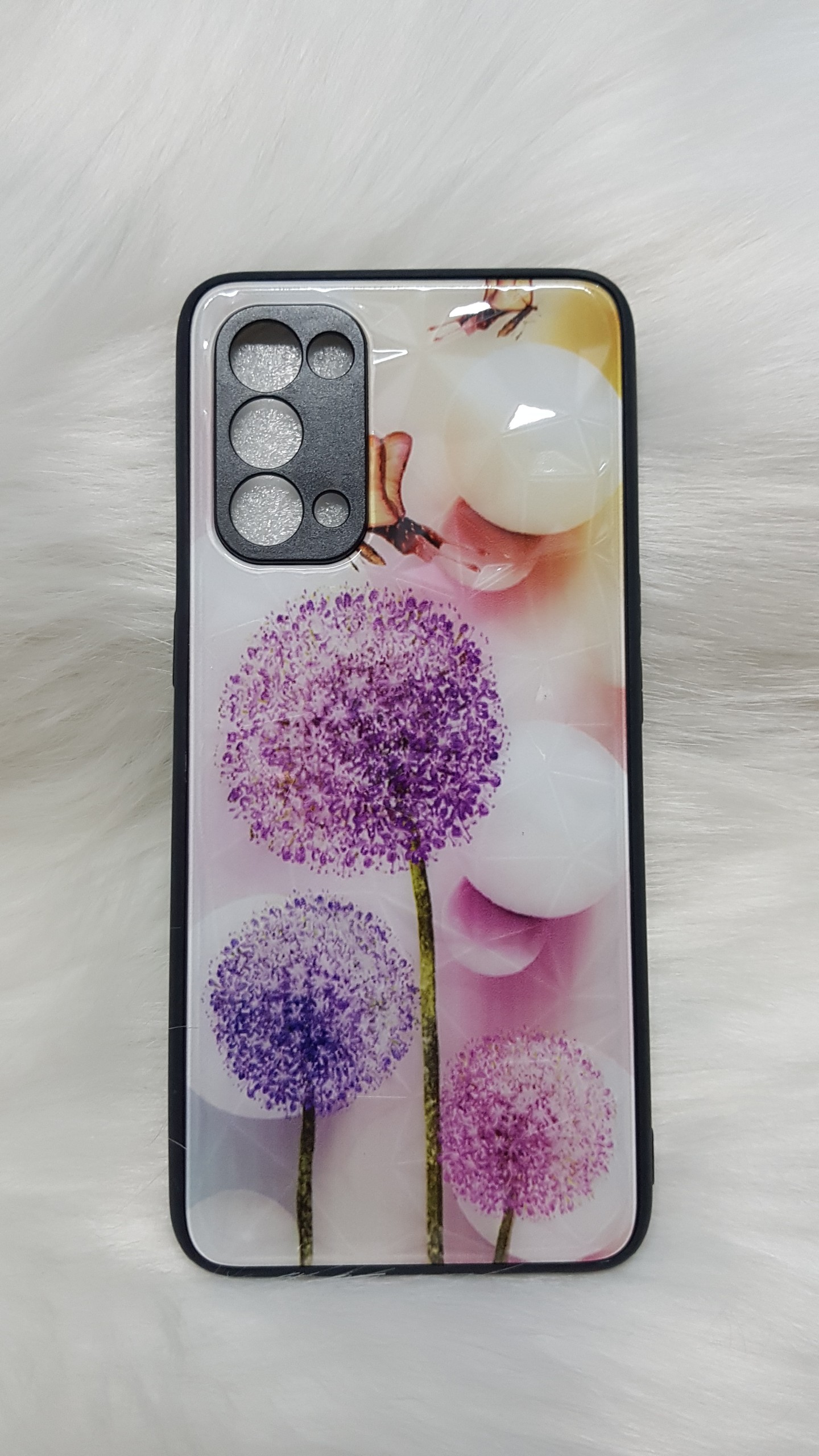 " MUA 1 TẶNG 1" OPPO RENO 5 - Ốp lưng viền nhựa dẻo lưng đá 3D cho máy OPPO RENO 5