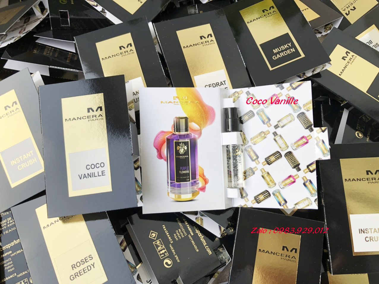 Mẫu thử Vial nước hoa Mancera Paris các mùi