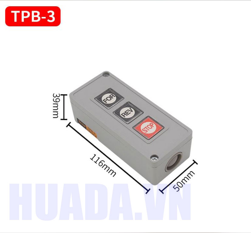 Hộp Nút Nhấn TPB-3 3A-250VAC