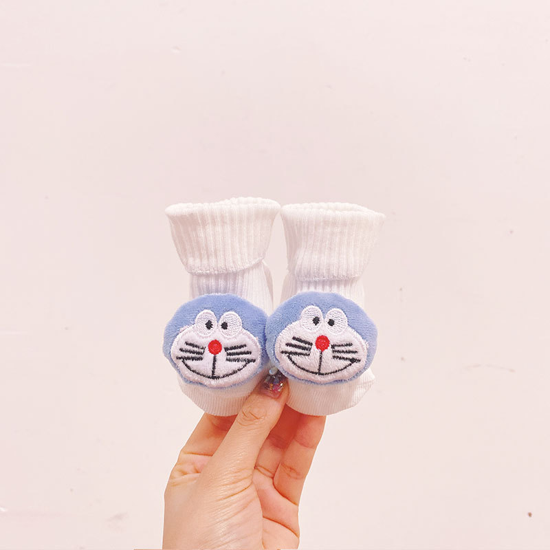 Tất Trẻ Em Hình Thú Cao Cổ 100% Cotton Chống Trơn Trượt Hàng Xuất Nhật Tất Cho Bé Trai Bé Gái Từ 0- 8 Tháng PK37