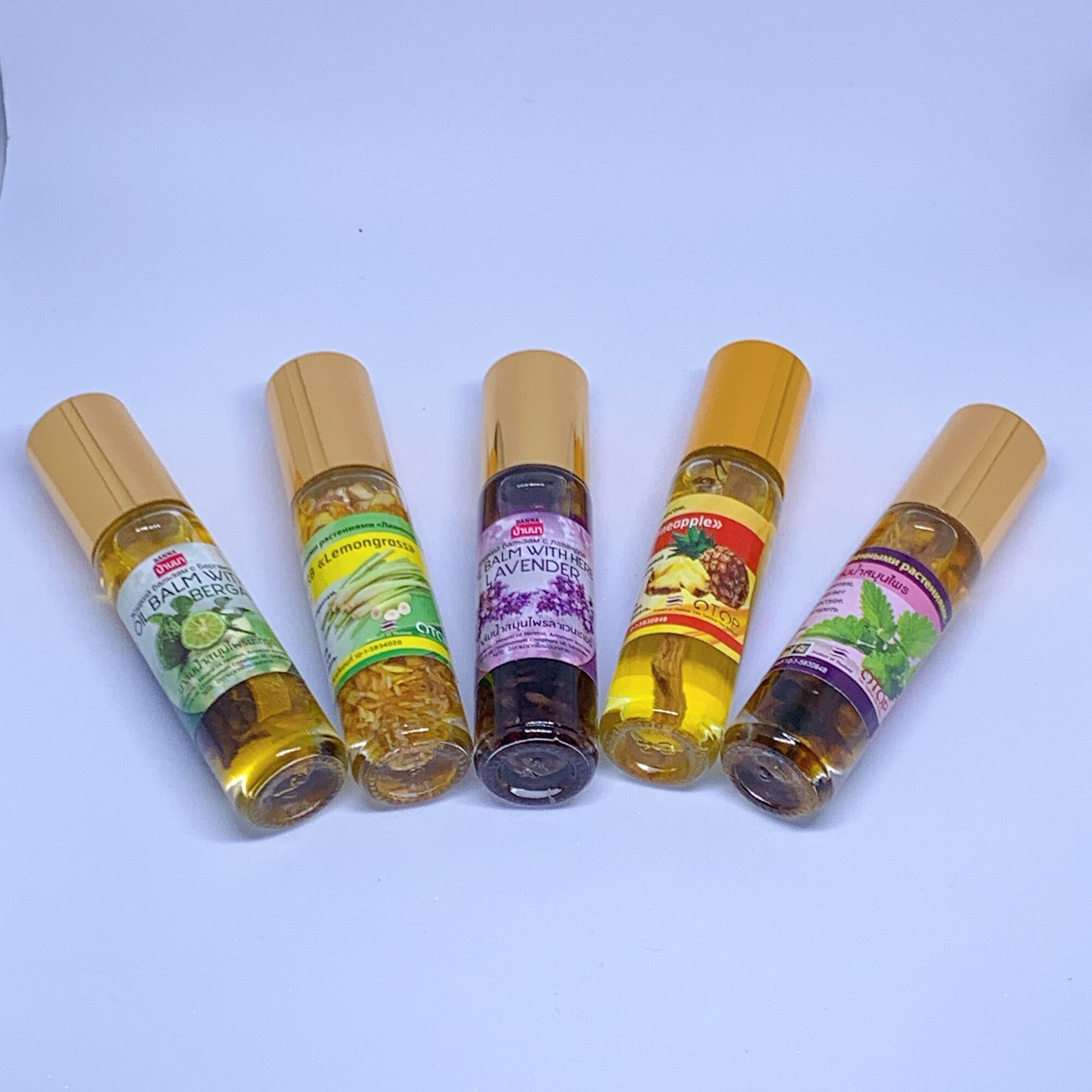 Dầu Lăn Thảo Dược Otop Oil Balm With Herb (Hương Chanh) 8ml Nhập Khẩu
