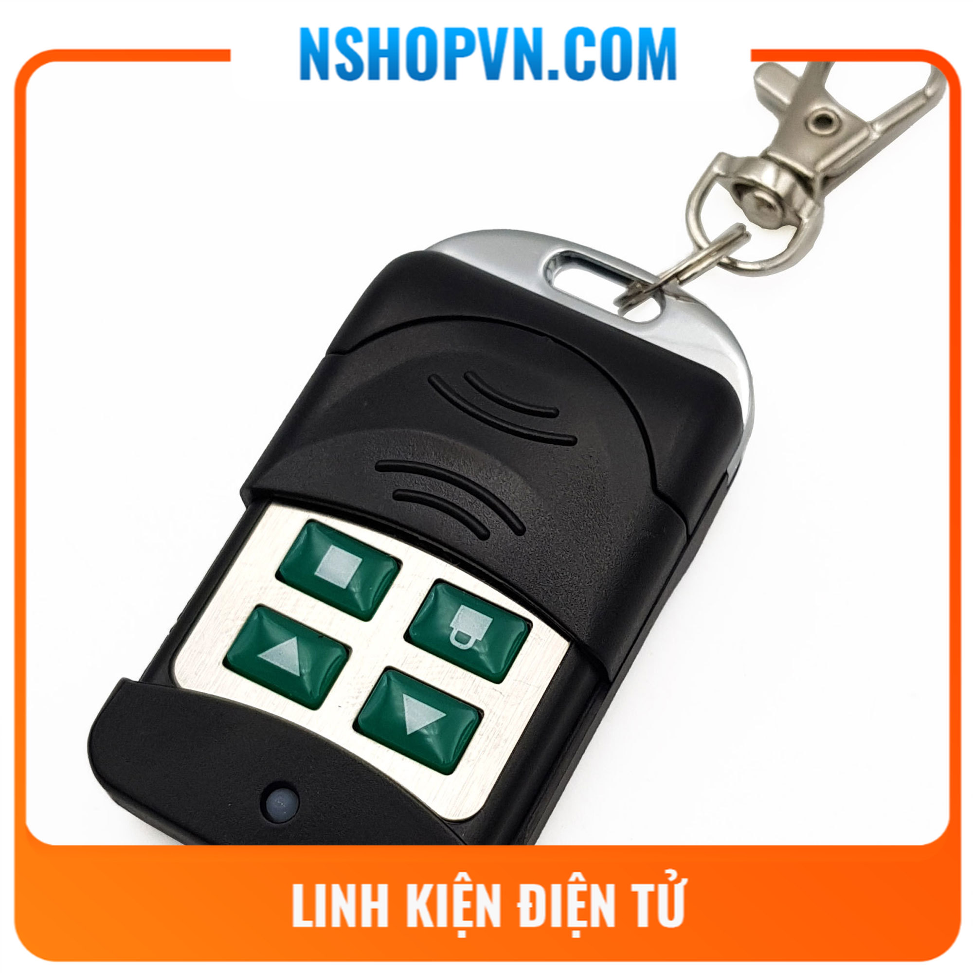 Remote 4 kênh sao chép mã hàn, mã gạt, mã cố định tần số 315mhz - 433mhz