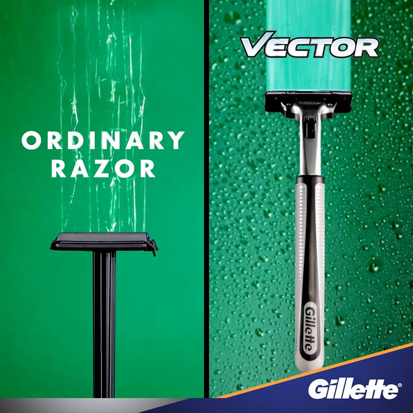 Dao cạo râu Gillette Vector Cán 1s