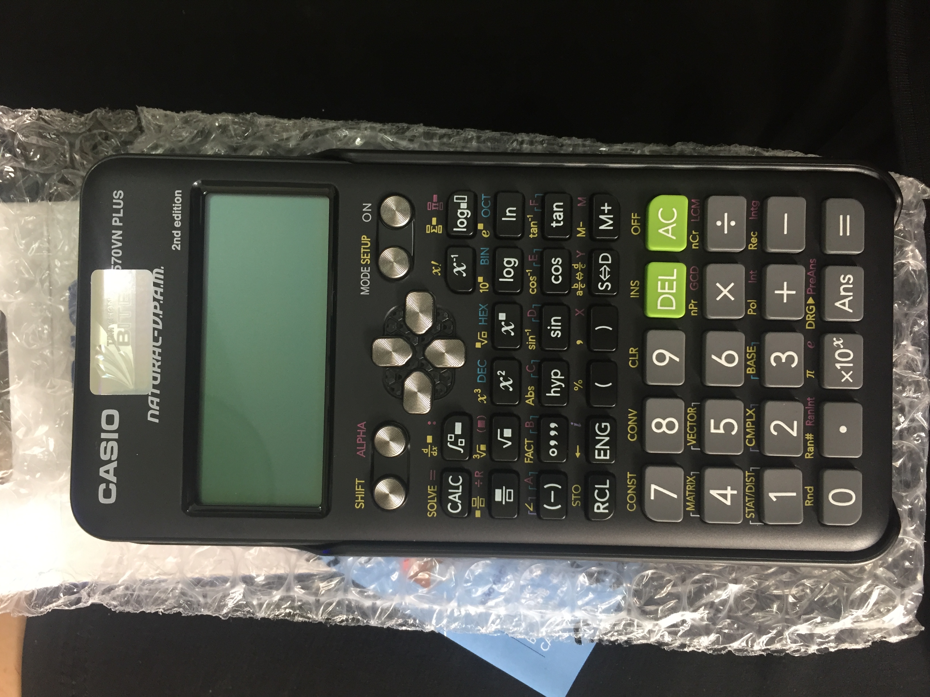 Máy tính casio 570vn plus (Chính hãng BH 7 năm)