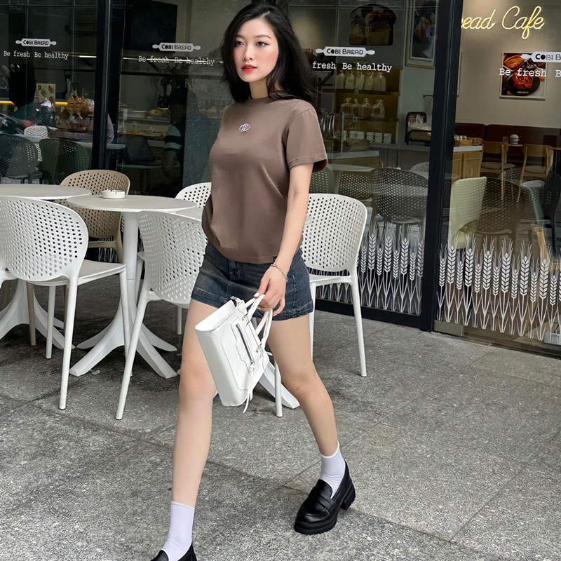 [Nhập LazXuHuong02 - giảm 25k đơn từ 199k] Chân váy quần denim co giãn SAND BLUE - Whattowear