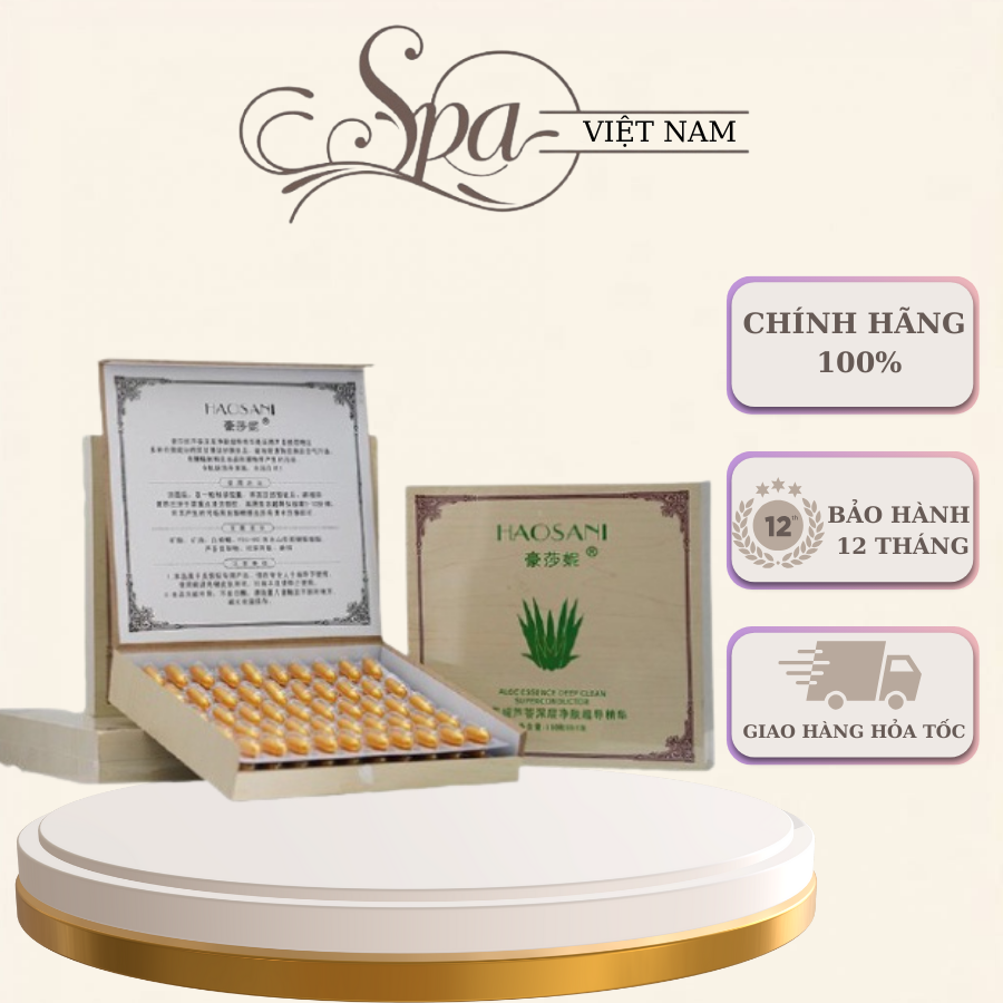 Viên thải chì | viên tẩy chì thải độc tố haosani hộp 100 viên dùng trong spa
