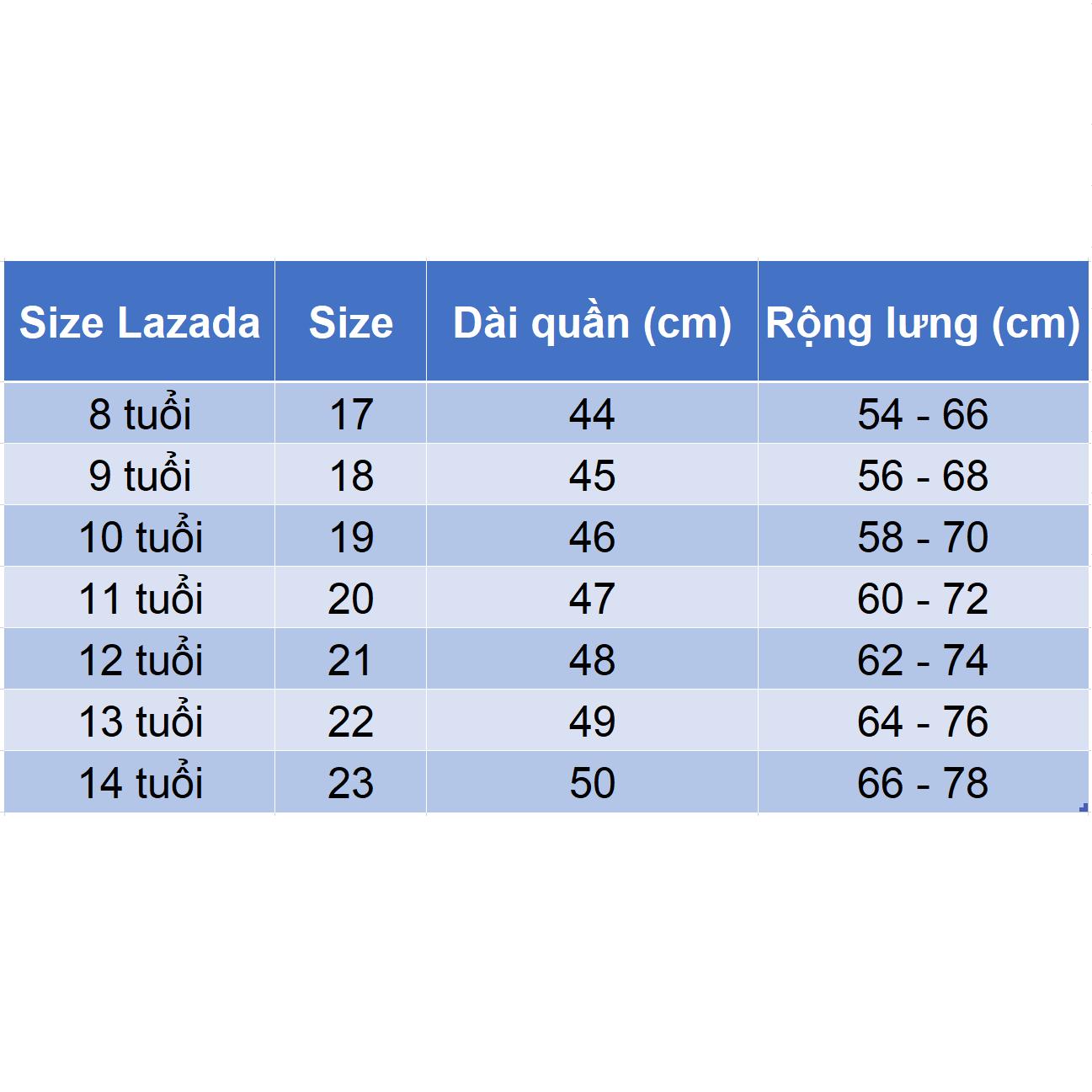 Quần jean lửng thêu cho bé gái size cồ