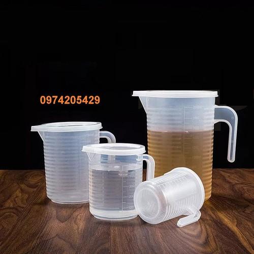 Ca Đong Nhựa Pha Chế 500ML có nắp - CAN500N