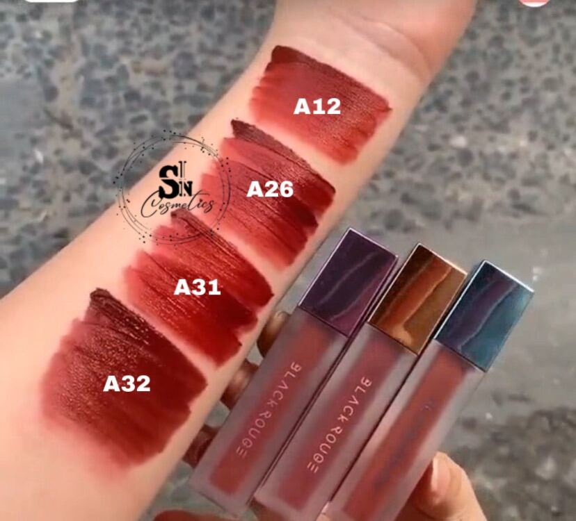 Son Black Rouge A12 A22 A32 đỏ nâu - đỏ đất handmade đủ màu
