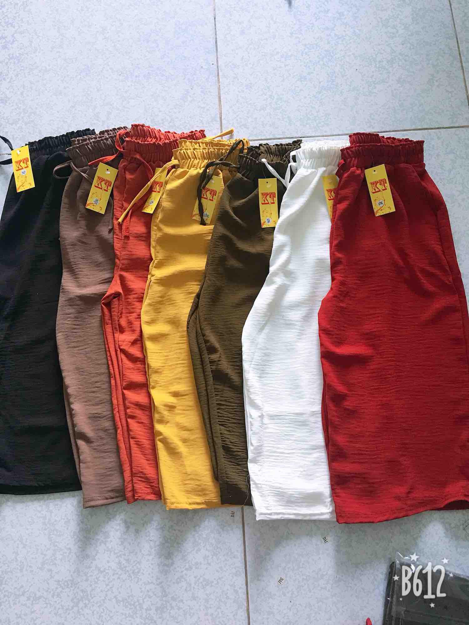 [HCM]Quần đủi thun ống rộng lửng