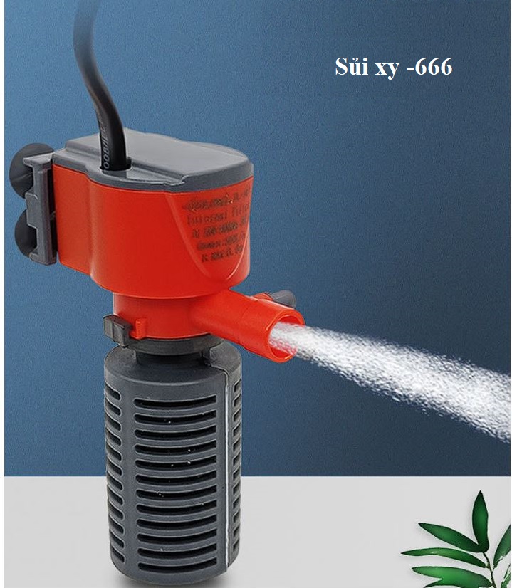 Sủi oxi kiêm máy lọc nước mini dành cho bể cá