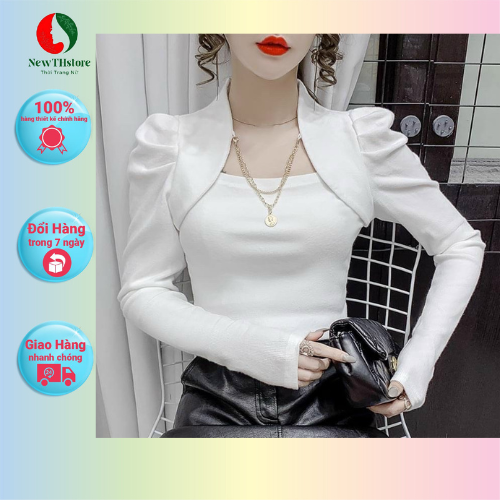 [HCM]Áo ray dài phối vòng siêu xinh chất vải thun