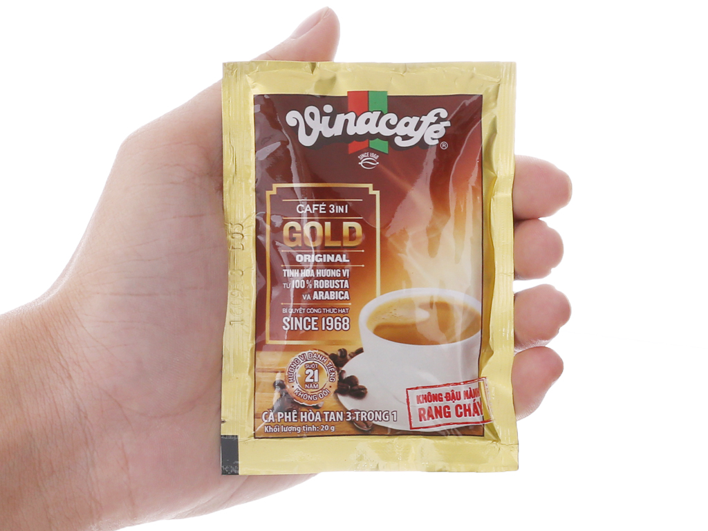 Cafe vina Gold original bịch 24 gói x20g